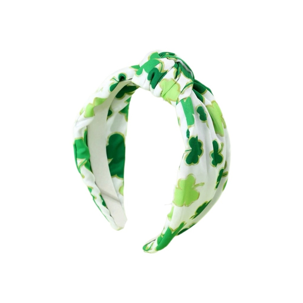 Shamrock knotted headband